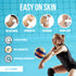 JJ CARE Athletic Tape Sports Tape, Easy Tear Athlete Tape, No Residue Athletic Trainer Tape, Gymnastics Tape for Ankles, Wrists, Elbows, and Knees